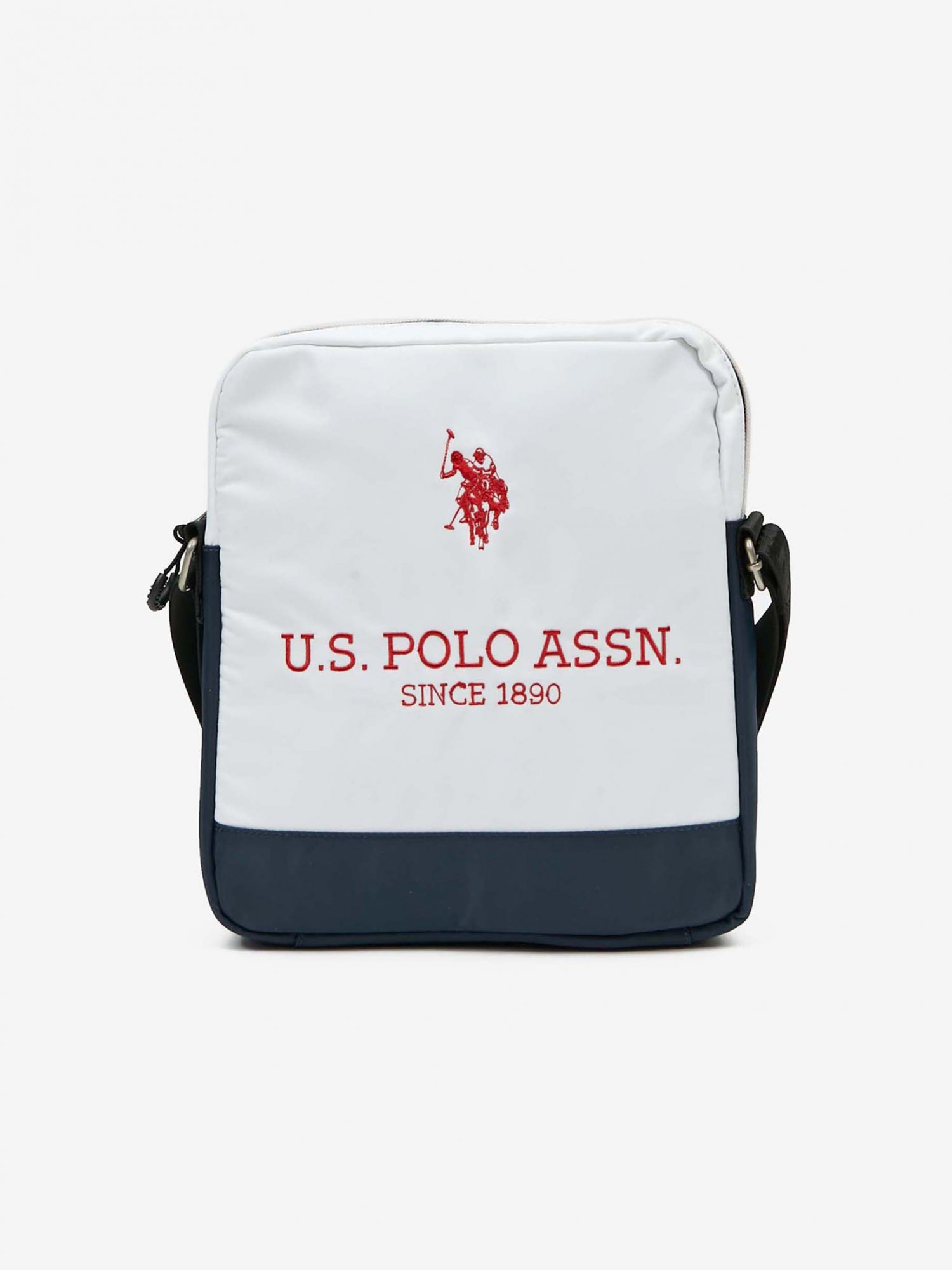 Modro-bílá dámská crossbody kabelka U.S. Polo Assn.