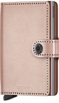 Secrid Miniwallet Metallic Rose